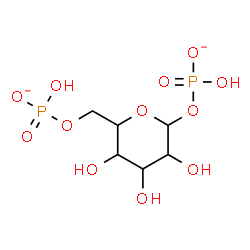 ChemSpider 2D Image | 1,6-Bis-O-(hydroxyphosphinato)hexopyranosato | C6H12O12P2