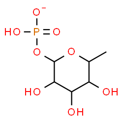 ChemSpider 2D Image | 6-Deoxy-1-O-(hydroxyphosphinato)hexopyranosato | C6H12O8P