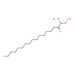 ChemSpider 2D Image | 1-Hydroxy-3-oxo-2-octadecanaminium | C18H38NO2