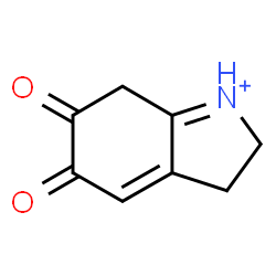ChemSpider 2D Image | 5,6-Dioxo-3,5,6,7-tetrahydro-2H-indolium | C8H8NO2