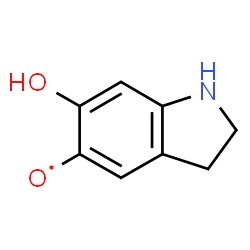 ChemSpider 2D Image | (6-Hydroxy-2,3-dihydro-1H-indol-5-yl)oxidanyl | C8H8NO2