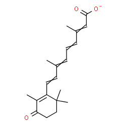 ChemSpider 2D Image | 15-Oxido-4-oxoretinalato | C20H25O3
