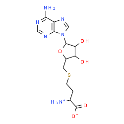 ChemSpider 2D Image | 9-[5-S-(3-Ammonio-3-carboxylatopropyl)-5-thiopentofuranosyl]-9H-purin-6-amine | C14H20N6O5S