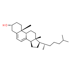 ChemSpider 2D Image | (3alpha,9beta,20S)-Cholesta-5,7-dien-3-ol | C27H44O