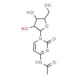 ChemSpider 2D Image | 4-Acetamido-1-pentofuranosyl-2(1H)-pyrimidinone | C11H15N3O6