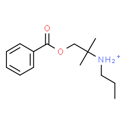 ChemSpider 2D Image | N-[1-(Benzoyloxy)-2-methyl-2-propanyl]-1-propanaminium | C14H22NO2