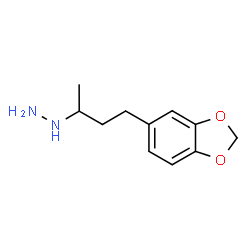 ChemSpider 2D Image | [4-(1,3-Benzodioxol-5-yl)-2-butanyl]hydrazine | C11H16N2O2