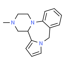 ChemSpider 2D Image | (S)-aptazapine | C16H19N3