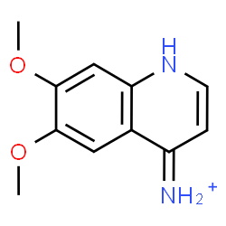 ChemSpider 2D Image | 6,7-Dimethoxy-4(1H)-quinoliniminium | C11H13N2O2