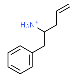 ChemSpider 2D Image | 1-Phenyl-4-penten-2-aminium | C11H16N