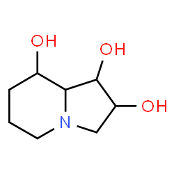 ChemSpider 2D Image | Octahydro-1,2,8-indolizinetriol | C8H15NO3