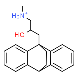 ChemSpider 2D Image | 2-Hydroxy-N-methyl-3-(tetracyclo[6.6.2.0~2,7~.0~9,14~]hexadeca-2,4,6,9,11,13-hexaen-1-yl)-1-propanaminium | C20H24NO