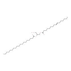 ChemSpider 2D Image | 1-(9-Hexadecenoyloxy)-3-hydroxy-2-propanyl nonadecanoate | C38H72O5