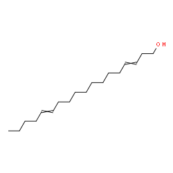 ChemSpider 2D Image | 3,13-Octadecadien-1-ol | C18H34O