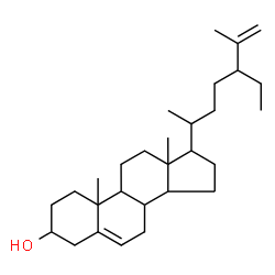 ChemSpider 2D Image | Stigmasta-5,25-dien-3-ol | C29H48O
