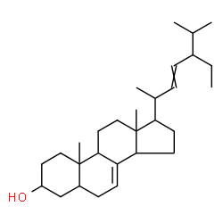 ChemSpider 2D Image | Stigmasta-7,22-dien-3-ol | C29H48O
