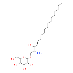 ChemSpider 2D Image | 2-Amino-3-hydroxy-4-octadecen-1-yl hexopyranoside | C24H47NO7