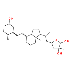 ChemSpider 2D Image | 23,26-Epoxy-9,10-secocholesta-5,7,10-triene-3,25,26-triol | C27H42O4