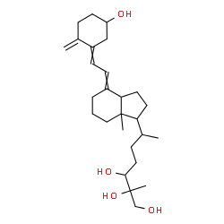ChemSpider 2D Image | 9,10-Secocholesta-5,7,10-triene-3,24,25,26-tetrol | C27H44O4
