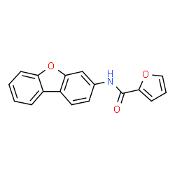 ChemSpider 2D Image | N-(Dibenzo[b,d]furan-3-yl)-2-furamide | C17H11NO3
