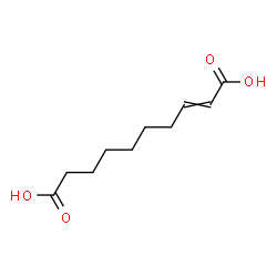 ChemSpider 2D Image | 2-Decenedioic acid | C10H16O4