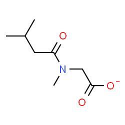 ChemSpider 2D Image | [Methyl(3-methylbutanoyl)amino]acetate | C8H14NO3