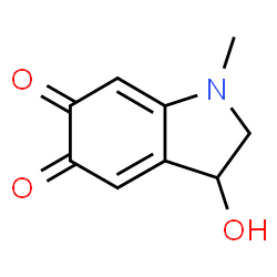 ChemSpider 2D Image | 3-Hydroxy-1-methyl-5,6-indolinedione | C9H9NO3