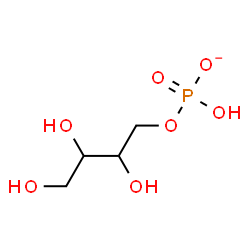 ChemSpider 2D Image | 2,3,4-Trihydroxybutyl hydrogen phosphate | C4H10O7P
