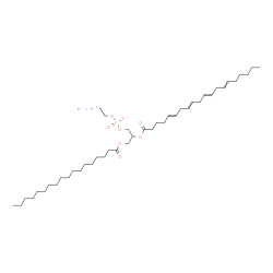 ChemSpider 2D Image | 2-Ammonioethyl 2-(5,8,11,14-icosatetraenoyloxy)-3-(stearoyloxy)propyl phosphate | C43H78NO8P