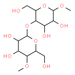 ChemSpider 2D Image | Methyl 4-O-(4-O-methylhexopyranosyl)hexopyranoside | C14H26O11