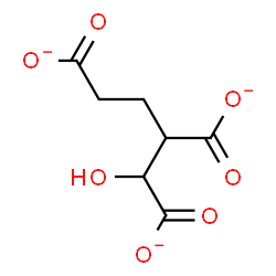 ChemSpider 2D Image | 1-Hydroxy-1,2,4-butanetricarboxylate | C7H7O7