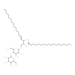 ChemSpider 2D Image | N-{1-[(4-O-Hexopyranosylhexopyranosyl)oxy]-3-hydroxy-4-octadecen-2-yl}octadecanamide | C48H91NO13