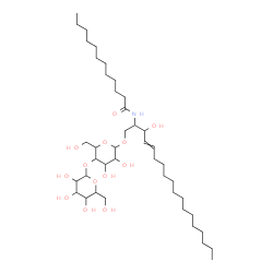 ChemSpider 2D Image | N-{1-[(4-O-Hexopyranosylhexopyranosyl)oxy]-3-hydroxy-4-octadecen-2-yl}dodecanamide | C42H79NO13
