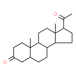 ChemSpider 2D Image | Pregnane-3,20-dione | C21H32O2