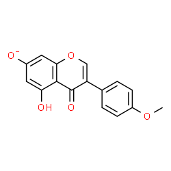ChemSpider 2D Image | 5-Hydroxy-3-(4-methoxyphenyl)-4-oxo-4H-chromen-7-olate | C16H11O5