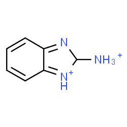 ChemSpider 2D Image | 2-Ammonio-2H-3,1-benzimidazol-1-ium | C7H9N3