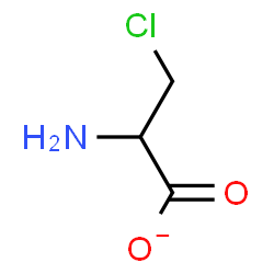 ChemSpider 2D Image | 2-Amino-3-chloropropanoate | C3H5ClNO2