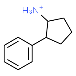 ChemSpider 2D Image | 2-Phenylcyclopentanaminium | C11H16N