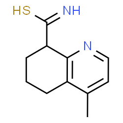 ChemSpider 2D Image | 4-Methyl-5,6,7,8-tetrahydro-8-quinolinecarbothioamide | C11H14N2S