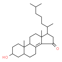 ChemSpider 2D Image | 3-Hydroxycholest-8(14)-en-15-one | C27H44O2