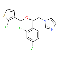 ChemSpider 2D Image | (S)-tioconazole | C16H13Cl3N2OS