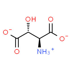 ChemSpider 2D Image | (2S,3R)-2-Ammonio-3-hydroxysuccinate | C4H6NO5