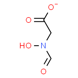 ChemSpider 2D Image | [Formyl(hydroxy)amino]acetate | C3H4NO4