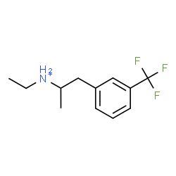 ChemSpider 2D Image | N-Ethyl-1-[3-(trifluoromethyl)phenyl]-2-propanaminiumato | C12H17F3N