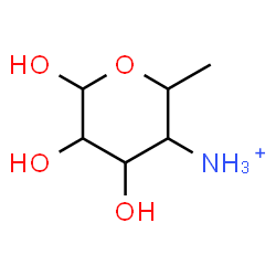 ChemSpider 2D Image | 4-Ammonio-4,6-dideoxyhexopyranosato | C6H14NO4