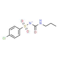 ChemSpider 2D Image | [(4-Chlorophenyl)sulfonyl](propylcarbamoyl)azanido(2-) | C10H12ClN2O3S