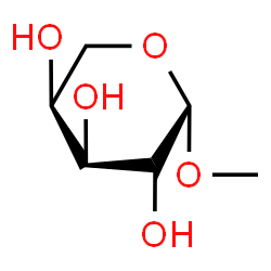 ChemSpider 2D Image | Methyl beta-L-arabinopyranoside | C6H12O5
