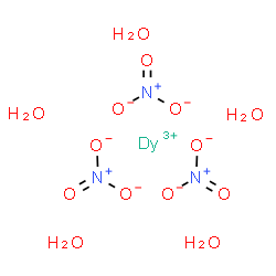 ChemSpider 2D Image | Dysprosium nitrate hydrate (1:3:5) | H10DyN3O14