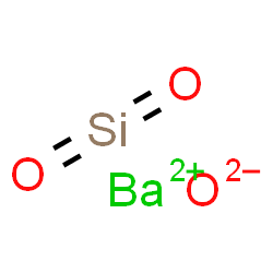 ChemSpider 2D Image | barium(2+);dioxosilane;oxygen(2-) | BaO3Si