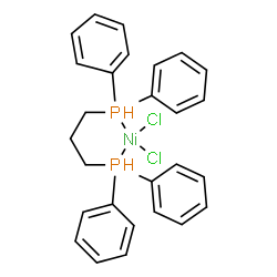 ChemSpider 2D Image | Dichloro[1,3-propanediylbis(diphenylphosphanuide-kappaP)]nickel | C27H28Cl2NiP2